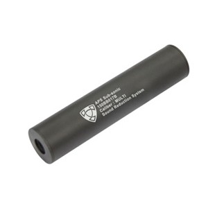 150mm Mock Silencer Black